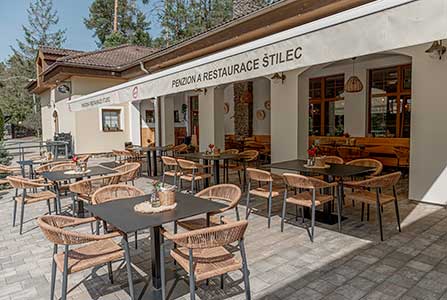 Restaurace Štilec, terasa