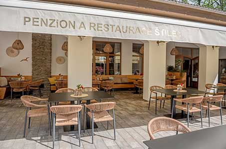 Restaurace Štilec, terasa