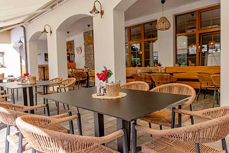 Restaurace Štilec, terasa