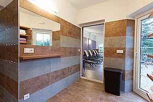 Ubytování v Resortu Štilec - relaxační část - odpočívárna